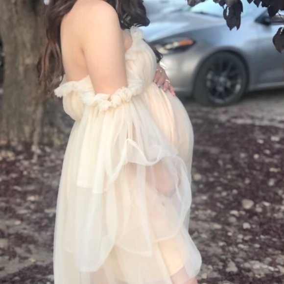 Ruffle mesh dress - Picture 9 of 9